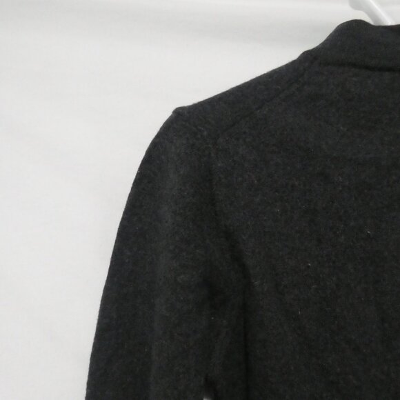 Classic Black Mock Neck Sweater | 17.5 inches pit to pit measured - Picture 9 of 14